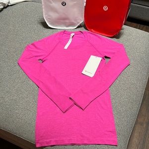 POW PINK lululemon Swiftly Long Sleeve